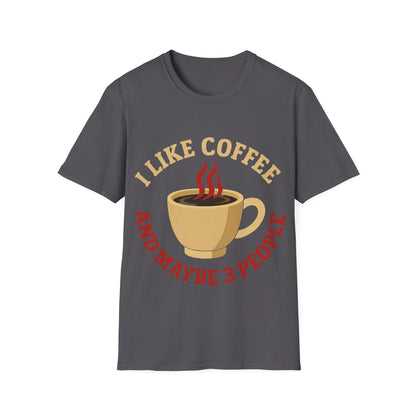 Coffee Lover Unisex T-Shirt - Funny Coffee Tee, Gift for Coffee Lovers, Casual Wear, Birthday Gift, Coffee Enthusiast Apparel