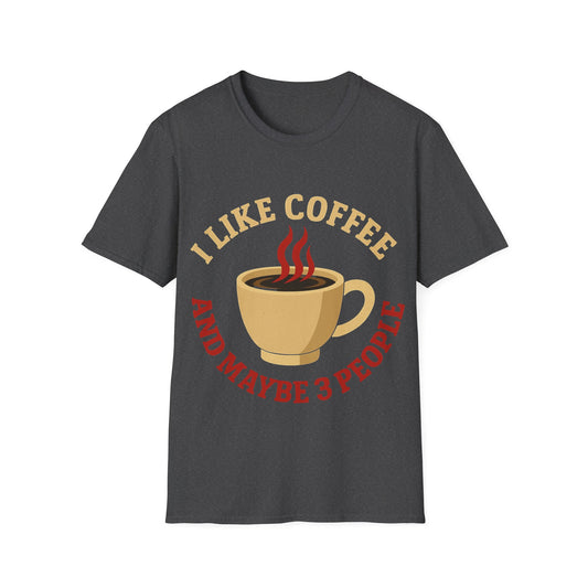 Coffee Lover Unisex T-Shirt - Funny Coffee Tee, Gift for Coffee Lovers, Casual Wear, Birthday Gift, Coffee Enthusiast Apparel